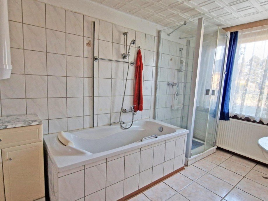 Bad im Erdgeschoss Einfamilienhaus Zemitz