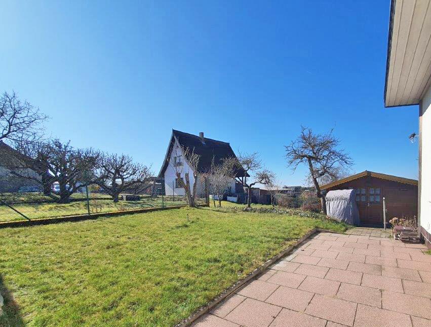 Blick von der Terrasse Bungalow �ckeritz