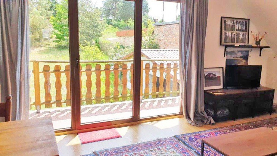 Wohnzimmer Dachgeschoss Zweifamilienhaus Zirchow