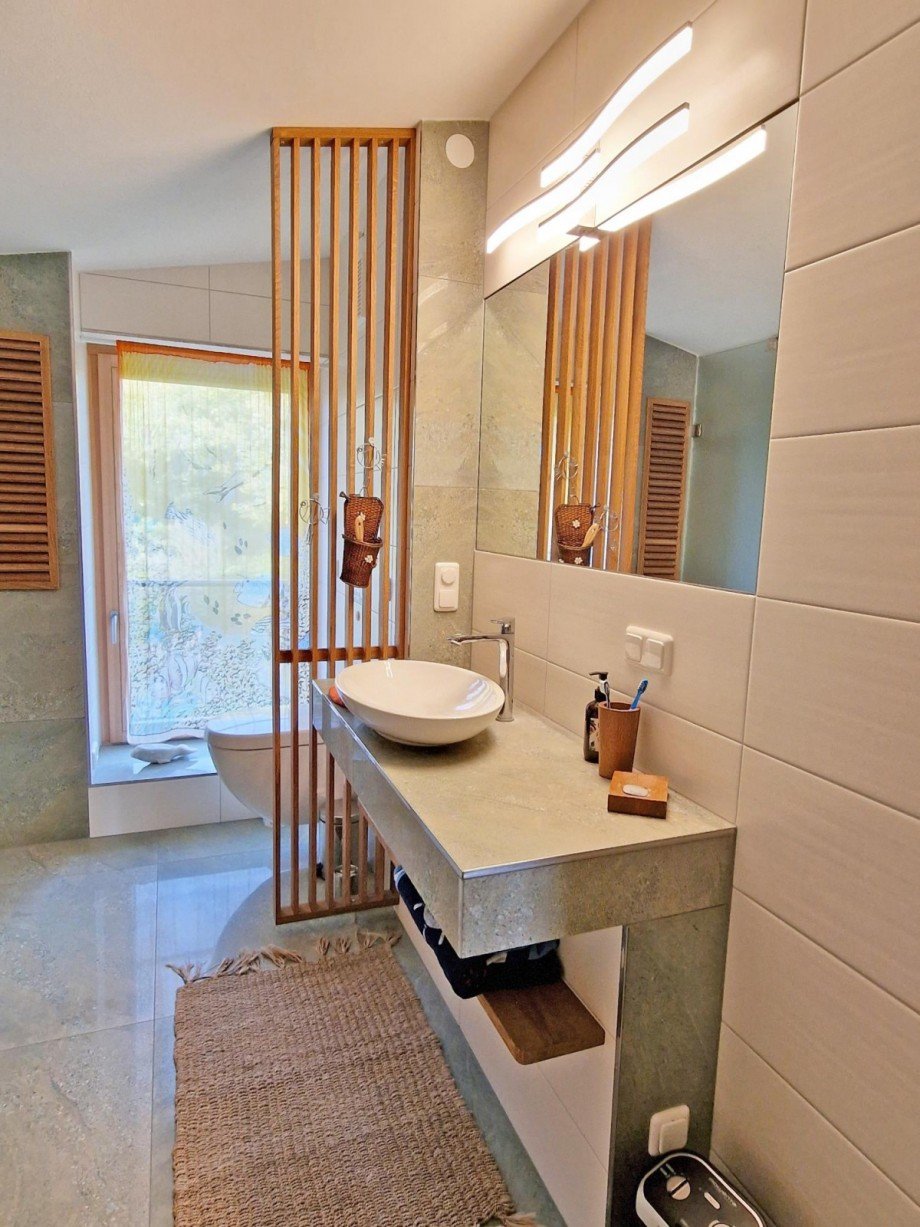 Bad mit Sauna und Dusche Einfamilienhaus Karlshagen