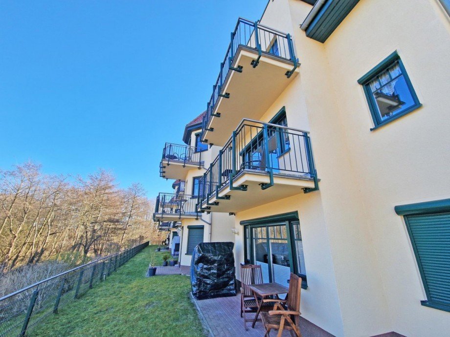 Hausansicht Wohnung Bansin