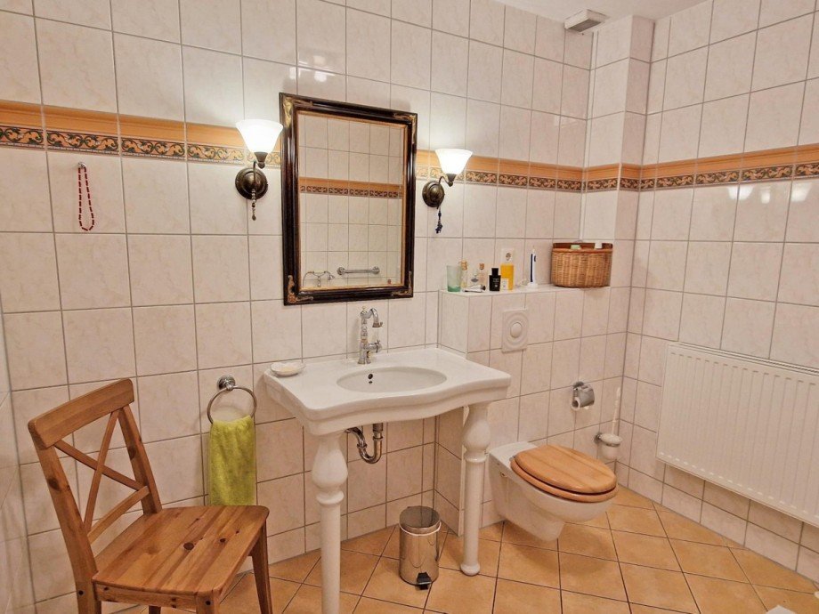 Bad im Dachgeschoss Haus Zempin