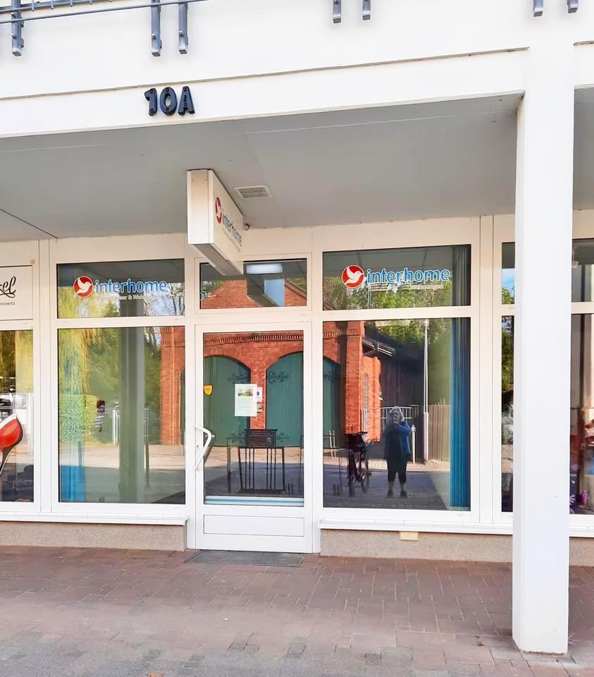 Ansicht Fensterfront Einzelhandel Zinnowitz