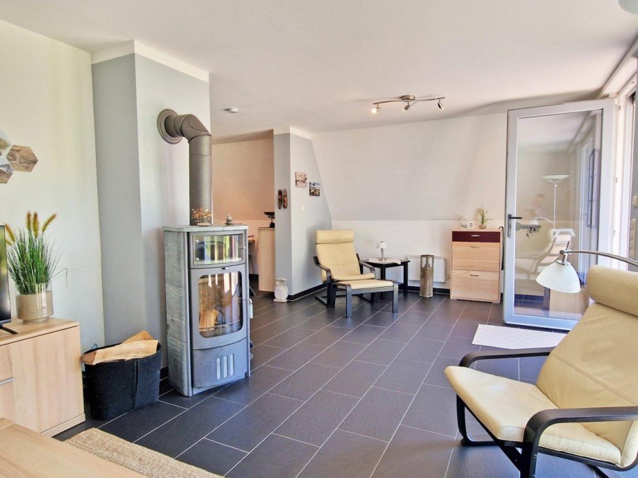 Wohnzimmer Ferienhaus Loddin