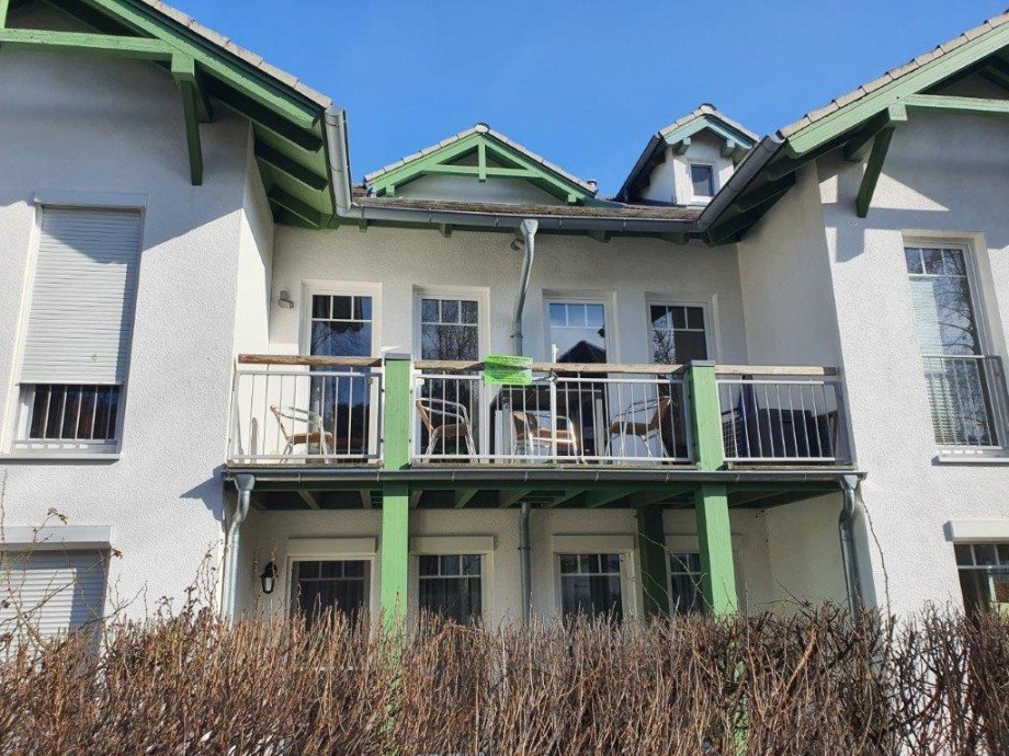 Blick zum Balkon Wohnung Karlshagen