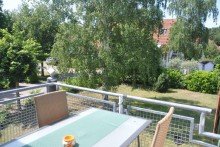 Balkon strandnahe Eigentumswohnung in Karlshagen - nur 100 Meter zum Ostseestrand