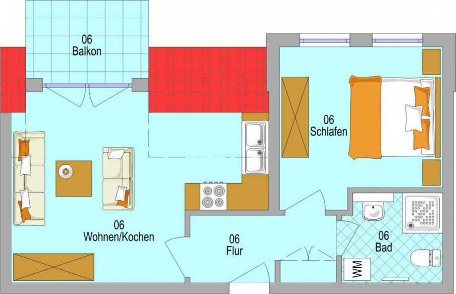 Grundriss_ Wohnung Trassenheide
