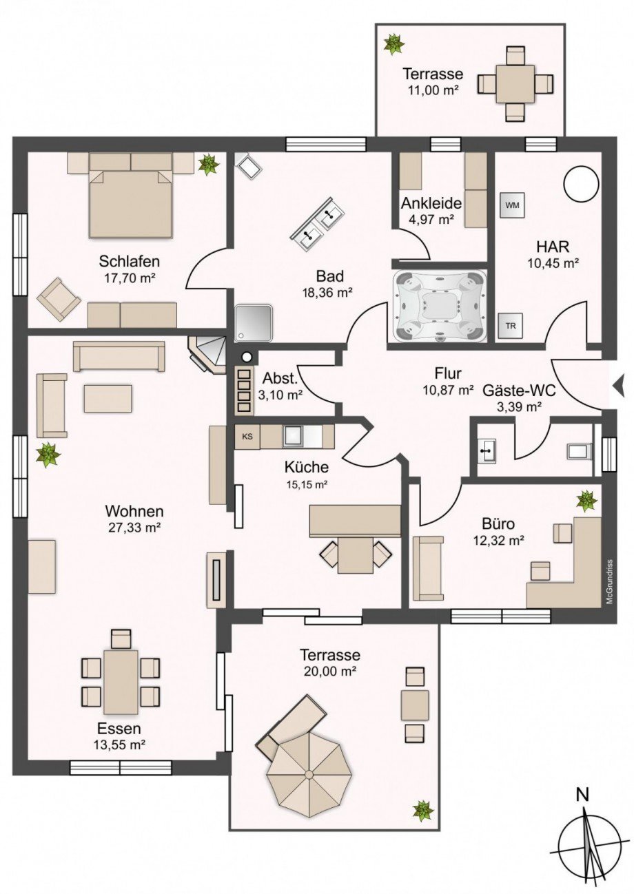 Erdgeschoss Einfamilienhaus Zempin
