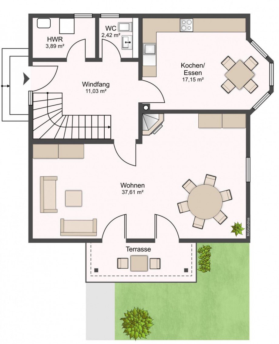 Erdgeschoss Einfamilienhaus Seebad Heringsdorf