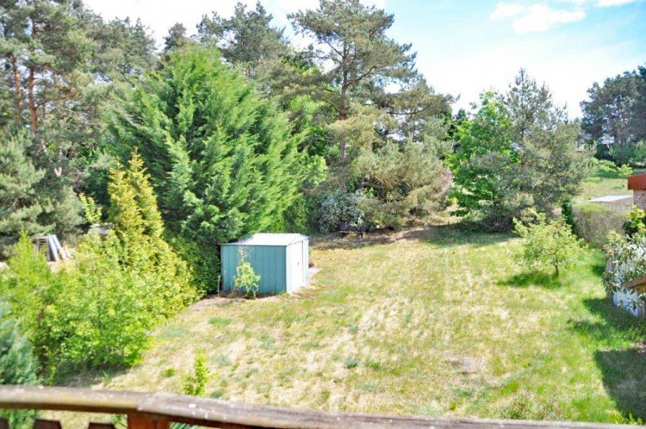 Ausblick vom Balkon Zweifamilienhaus Zirchow