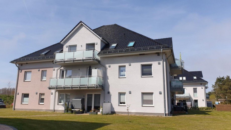Hausansicht Wohnung Zinnowitz