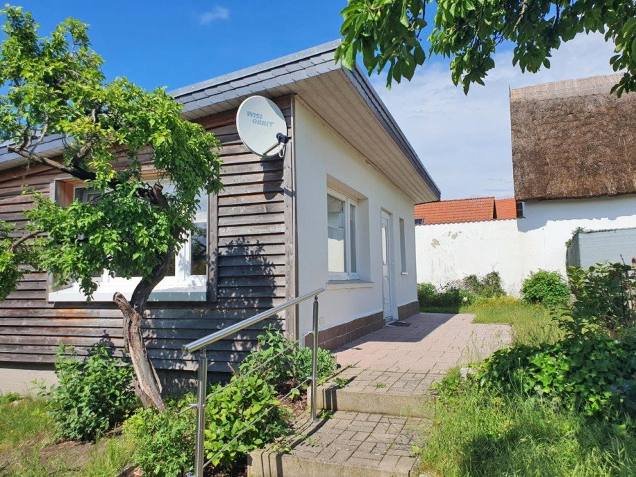 Blick zur Terrasse Bungalow �ckeritz