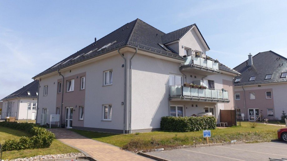 Hausansicht Wohnung Zinnowitz