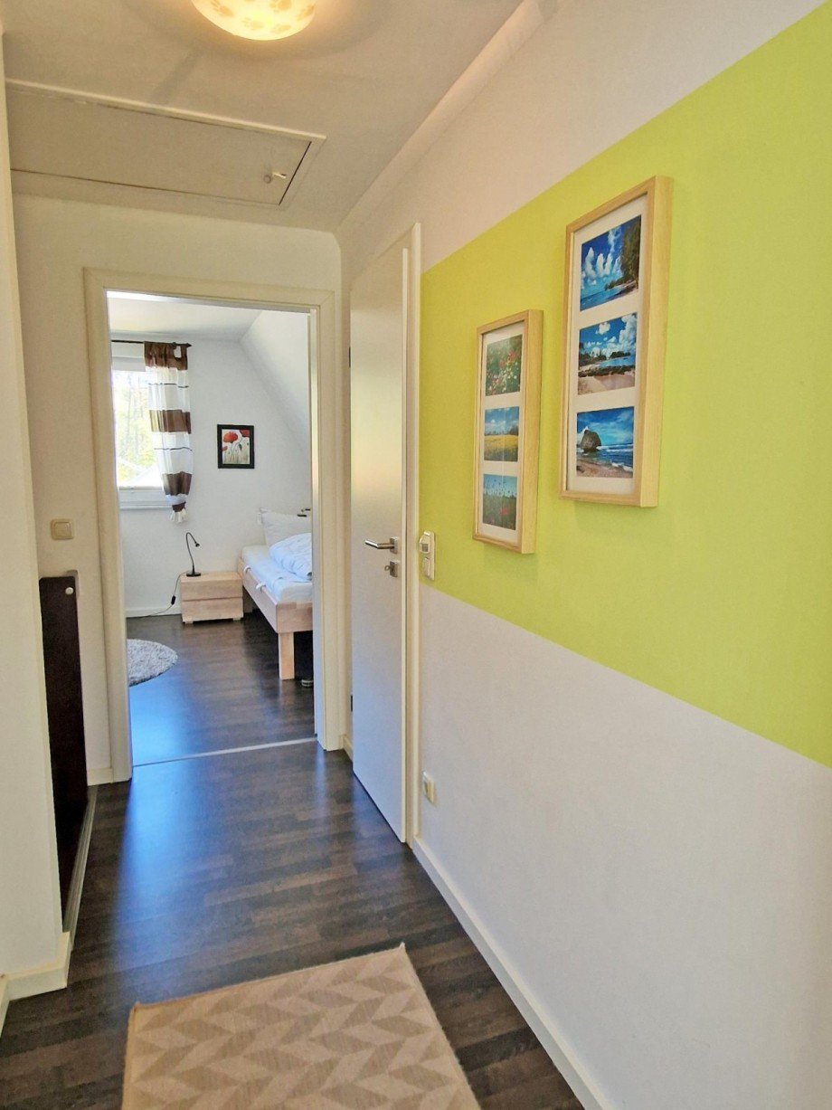 Flur im Dachgeschoss Ferienhaus Loddin