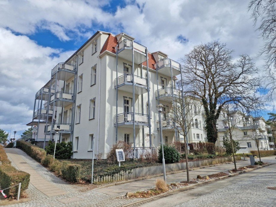 Hausansicht Wohnung Zinnowitz