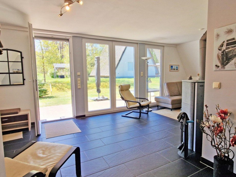 Wohnzimmer Ferienhaus Loddin