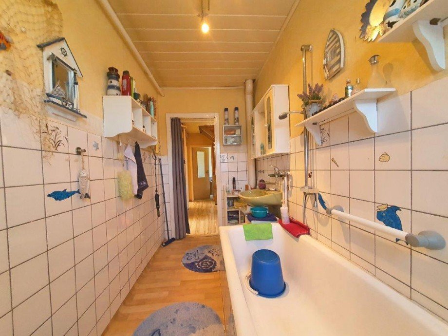 Bad im Erdgeschoss Einfamilienhaus Trassenheide