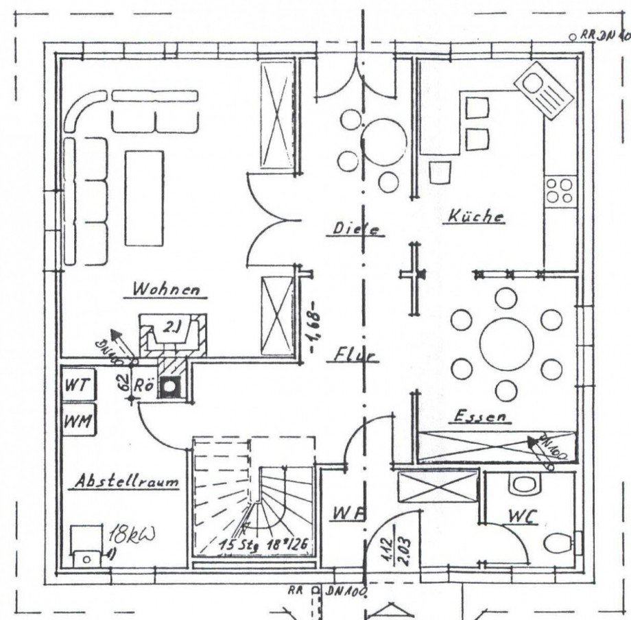 Erdgeschoss Einfamilienhaus Trassenheide