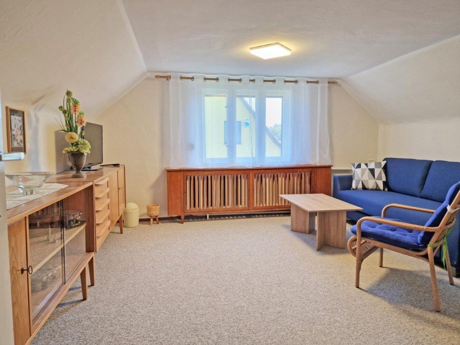 Schlafzimmer im Dachgeschoss Einfamilienhaus Trassenheide