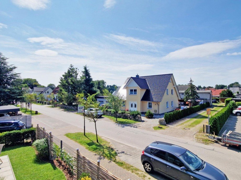 Ausblick vom Balkon Wohnung Trassenheide