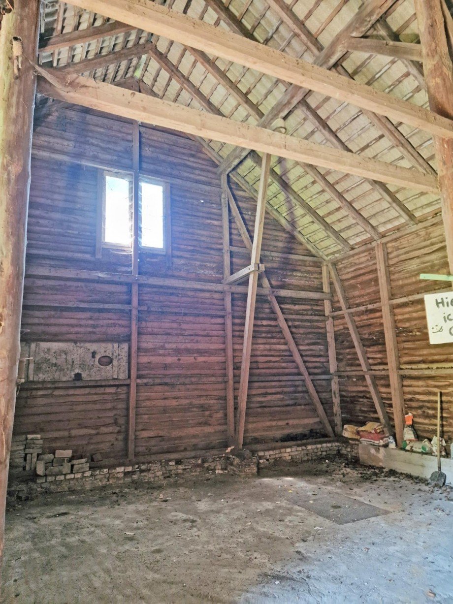 Blick in die Scheune Zweifamilienhaus Krummin