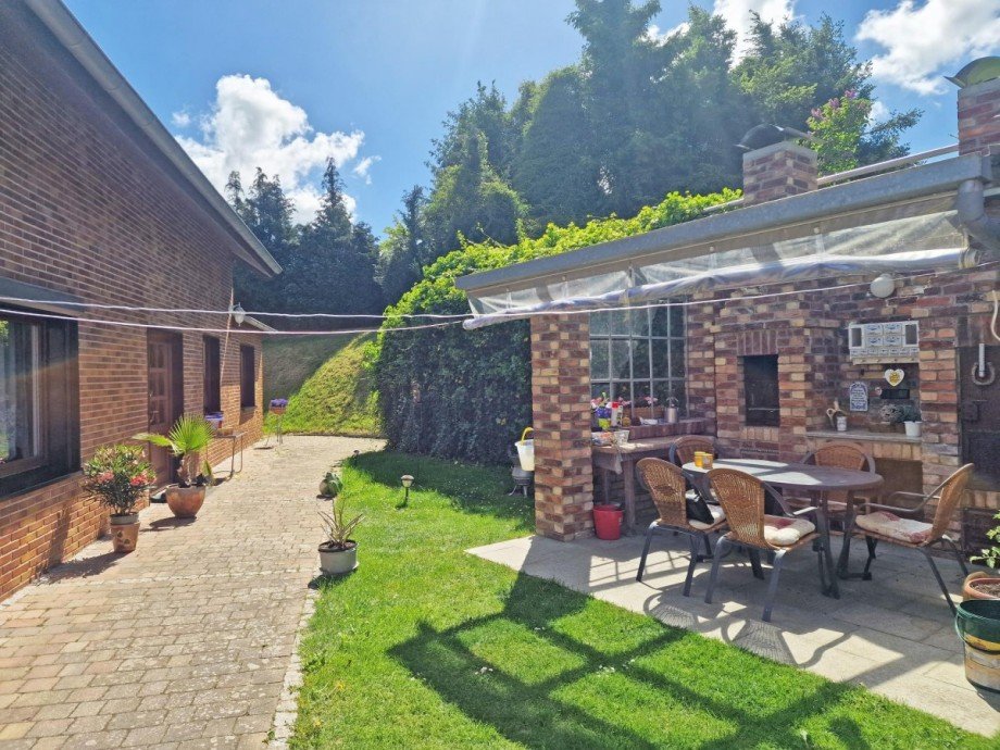 �berdachte Terrasse Einfamilienhaus Wolgast