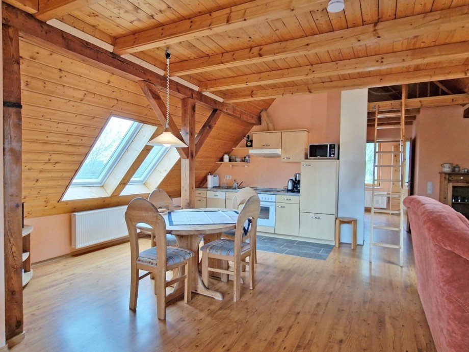 Wohnzimmer Dachgeschoss Einfamilienhaus M�lschow
