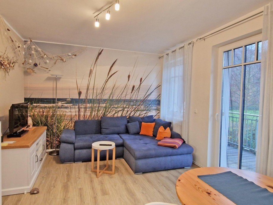 Wohnzimmer Wohnung Seebad Heringsdorf