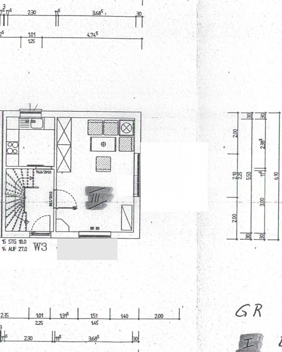 Grundriss Erdgeschoss Wohnung Dargen