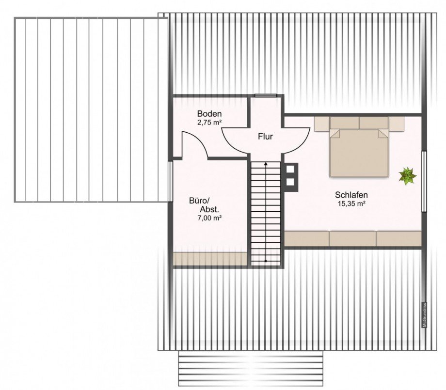 Dachgeschoss Einfamilienhaus Trassenheide