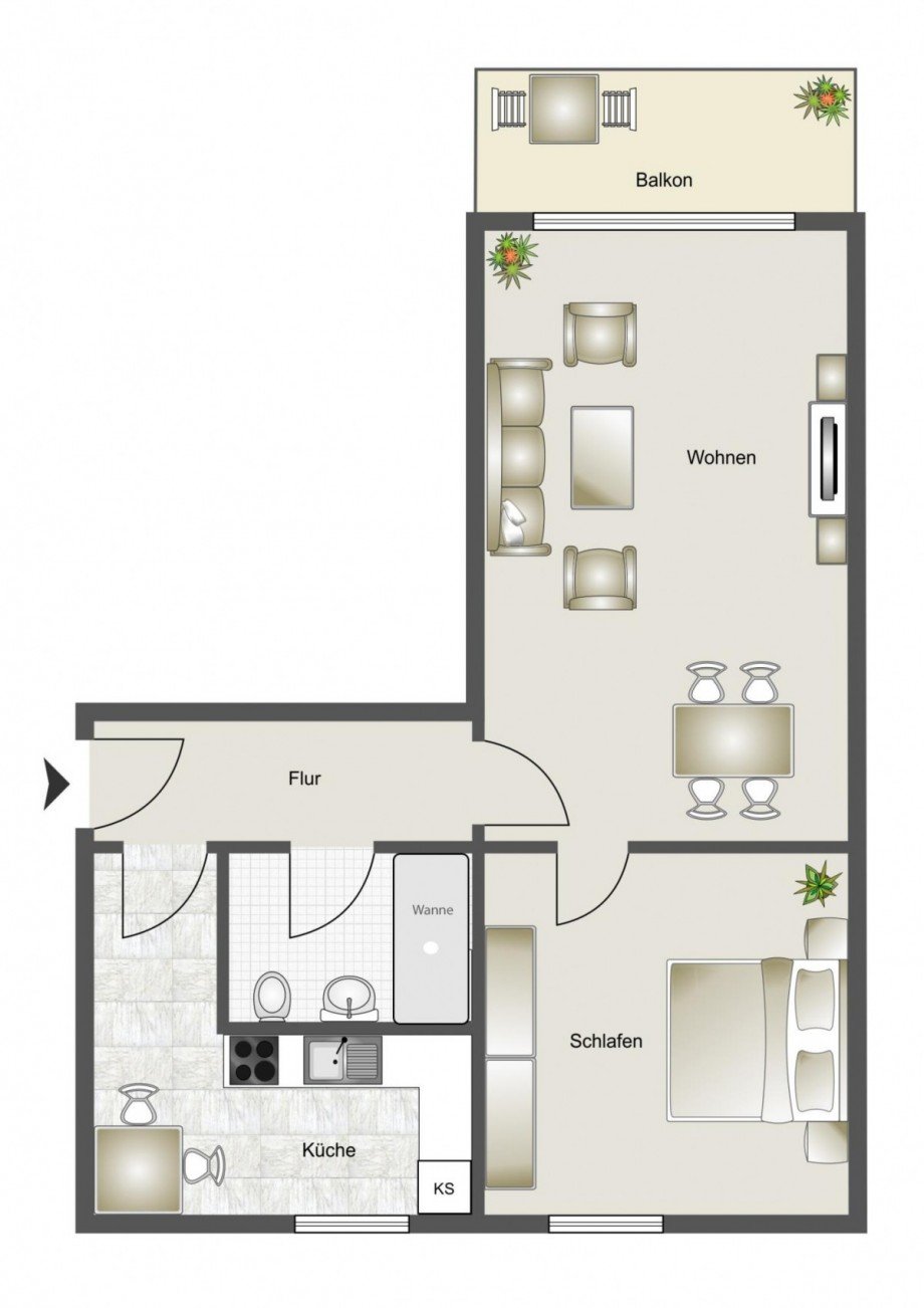 Grundriss Wohnung Zinnowitz