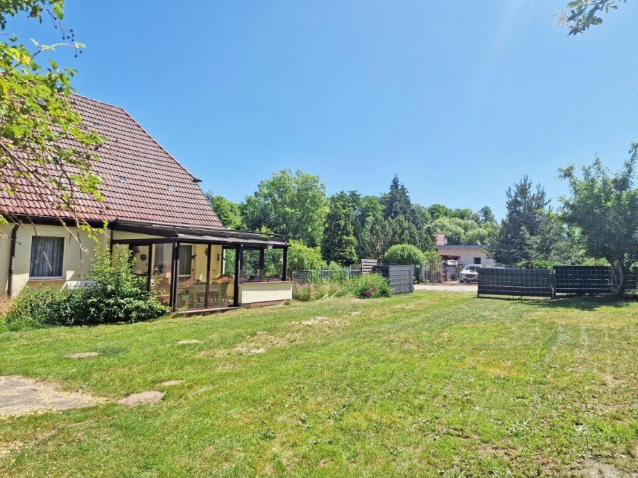 Grundst�ckszufahrt Zweifamilienhaus Krummin