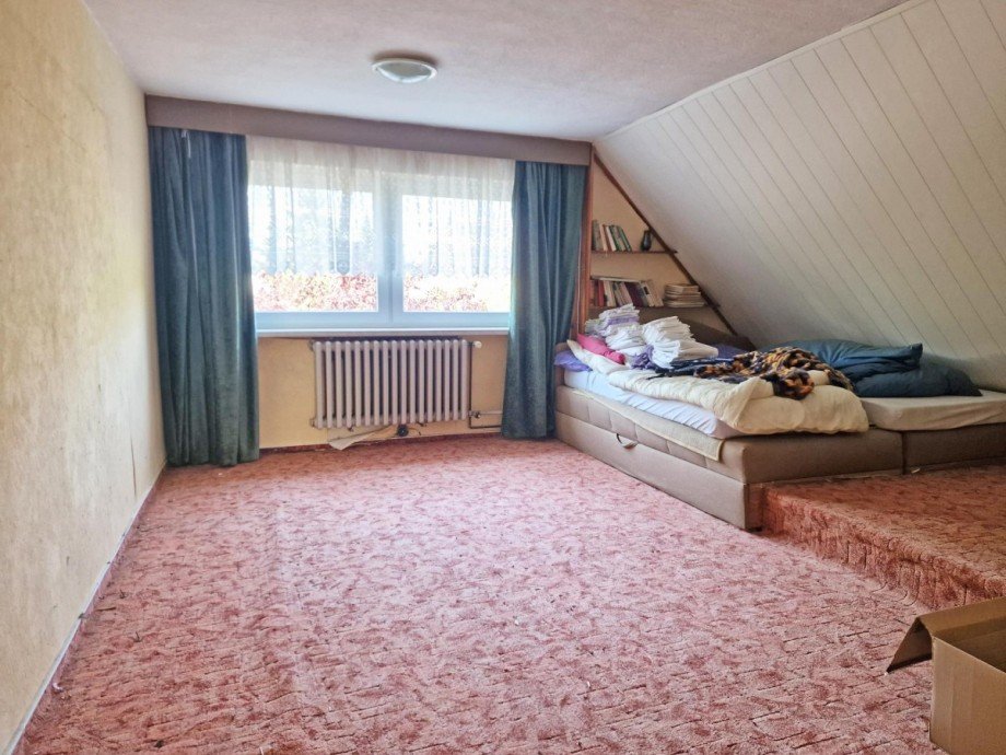 Schlafzimmer im Dachgeschoss Einfamilienhaus Lassan