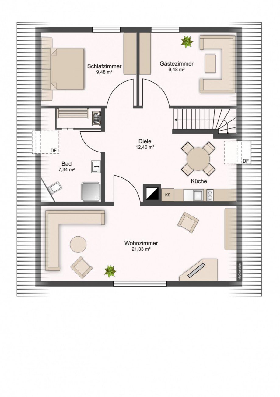 Dachgeschoss Einfamilienhaus Peenem�nde