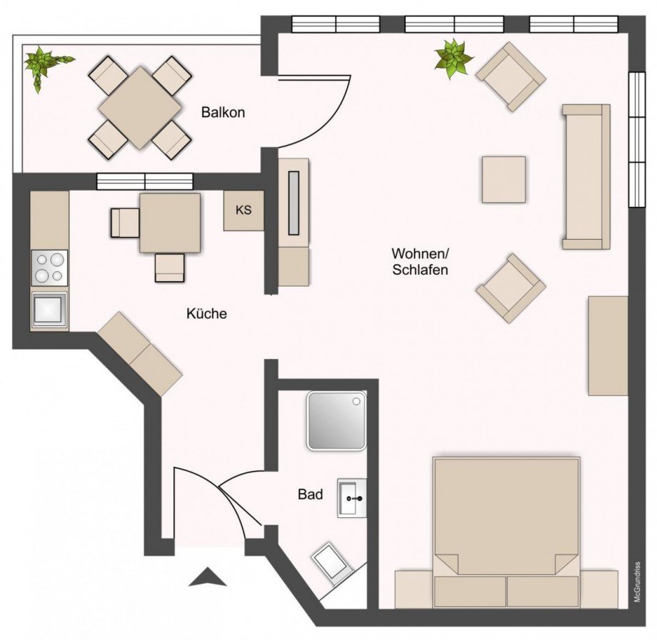 Grundriss Wohnung Zinnowitz