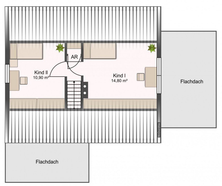 Dachgeschoss_ Einfamilienhaus Lassan