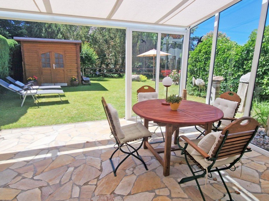 �berdachte Terrasse Haus Zempin