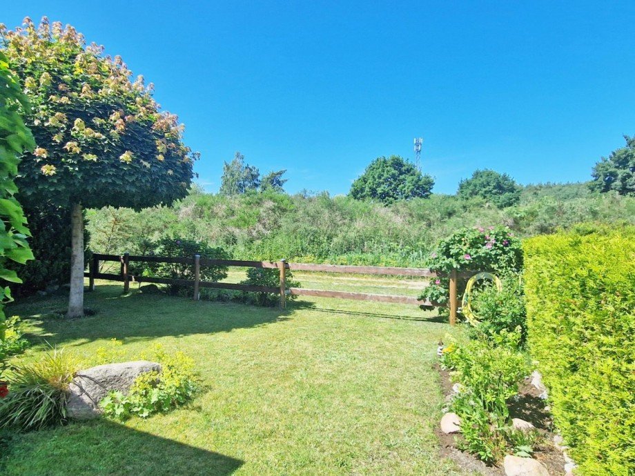 Garten - Eckgrundst�ck Haus Zempin