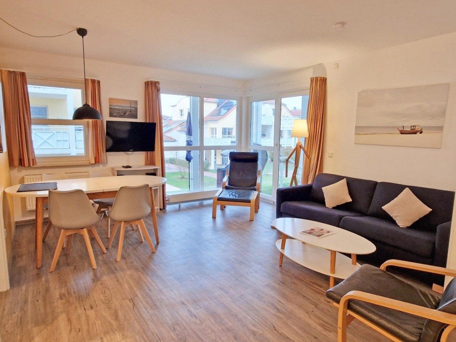 Wohnzimmer Wohnung Koserow