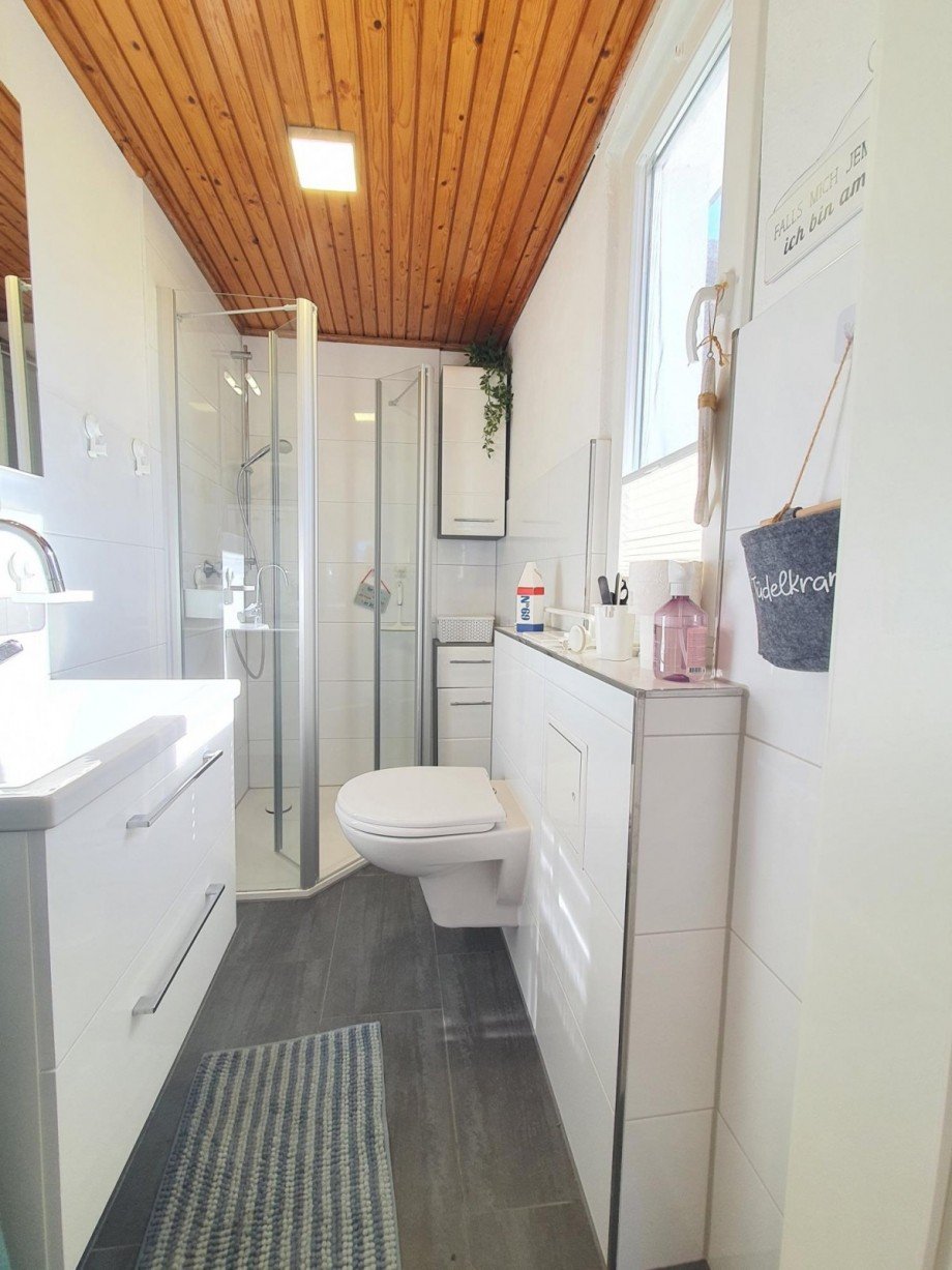 Bad mit Dusche Bungalow �ckeritz