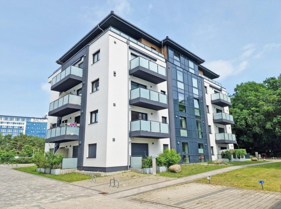 Hausansicht Wohnung Zinnowitz