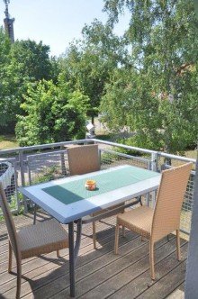 Balkon strandnahe Eigentumswohnung in Karlshagen - nur 100 Meter zum Ostseestrand
