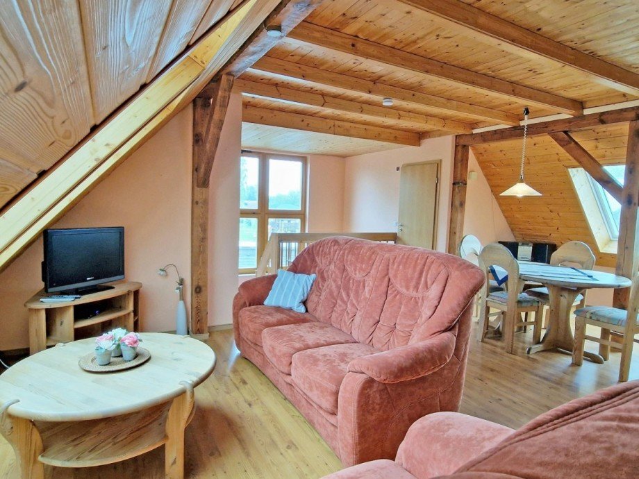 Wohnzimmer Dachgeschoss Einfamilienhaus M�lschow