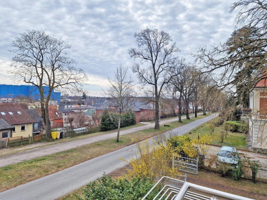 Ausblick von der Dachterrasse Wohnung Wolgast