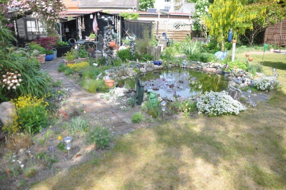 Gartenteich Einfamilienhaus Peenem�nde