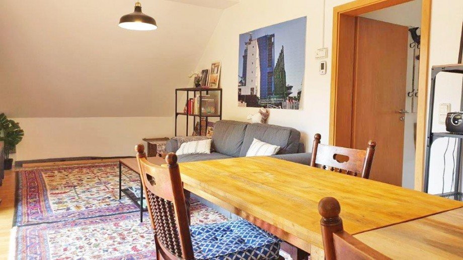 Wohnzimmer Dachgeschoss Zweifamilienhaus Zirchow